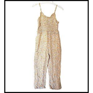 Art Class Girls Jumpsuit‎ Romper Floral Sunflower Size 6 6X